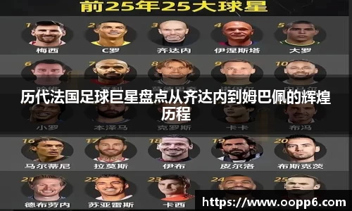 历代法国足球巨星盘点从齐达内到姆巴佩的辉煌历程